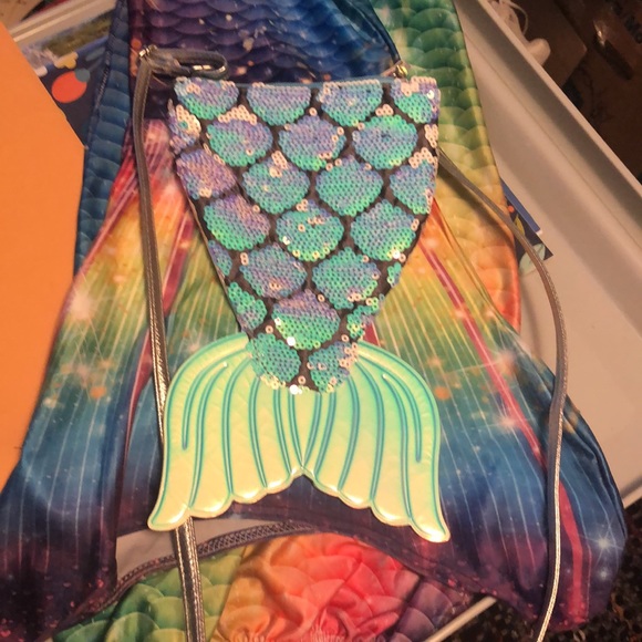New without Tags Sequin Mermaid Crossbody Purse 👛🧜‍♀️ by P.S. 🧜‍♀️ - Picture 13 of 17